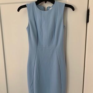 Calvin Klein sheath in powder blue